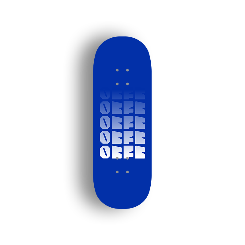 Premium Pro Fingerboard Deck - Popsicle Shape -OBFB03