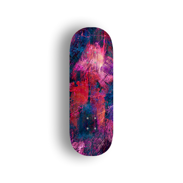 Premium Pro Fingerboard Deck - Popsicle Shape - Paint 01