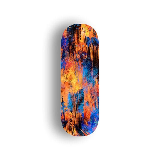 Premium Pro Fingerboard Deck - Popsicle Shape - Paint 03