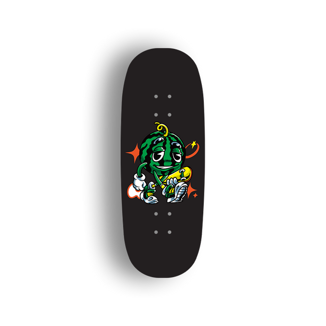 Premium Pro Fingerboard Deck - Grinning Green