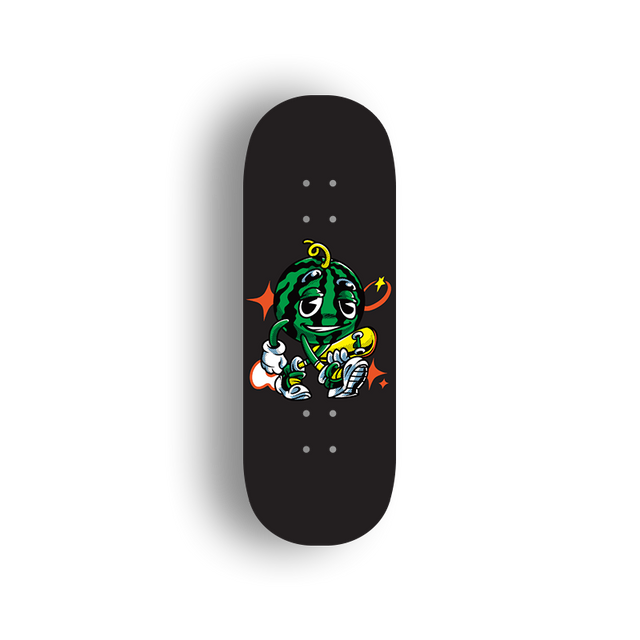 Premium Pro Fingerboard Deck - Grinning Green