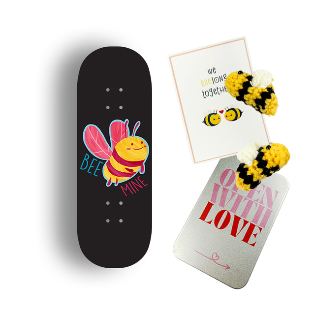 Premium Pro Fingerboard Deck -Bee Mine (Gift Box)