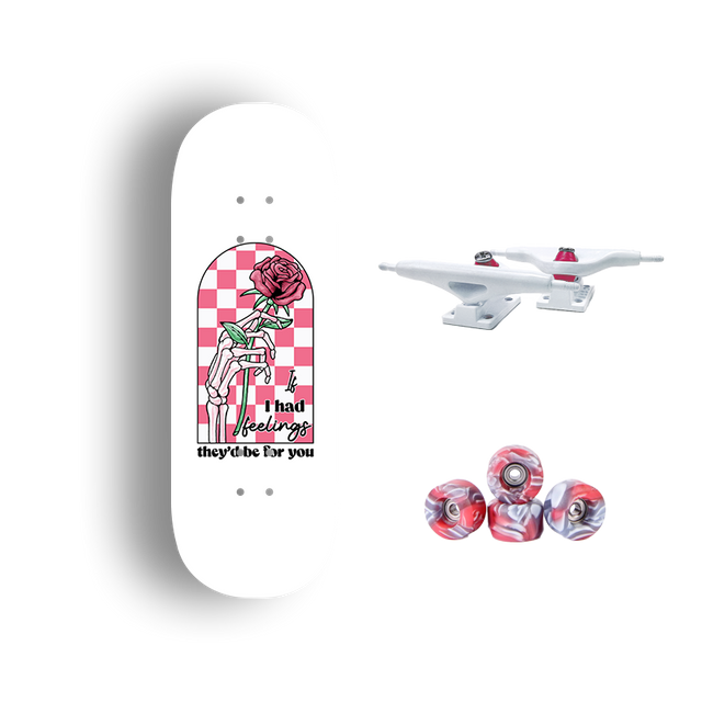 Premium Pro Fingerboard Complete - Checkered Love