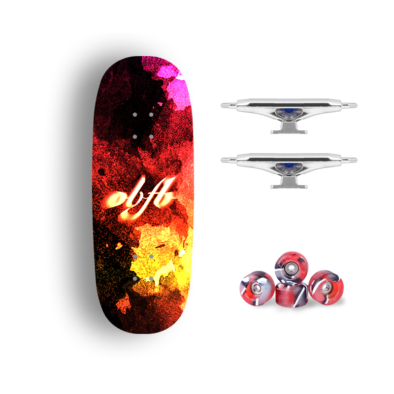Premium Pro Fingerboard Complete - Blazing Inferno