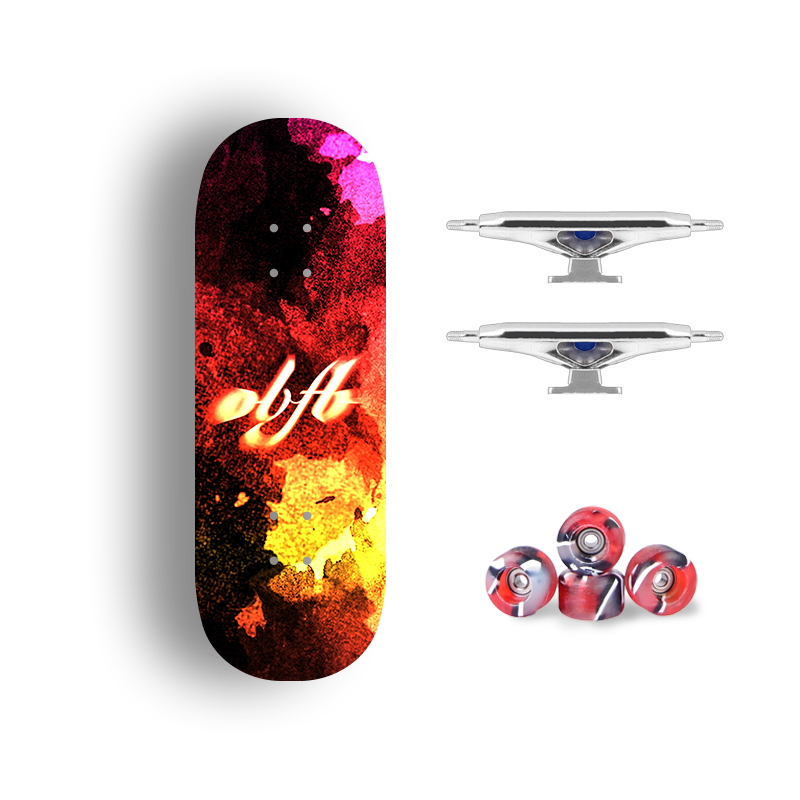Premium Pro Fingerboard Complete - Blazing Inferno