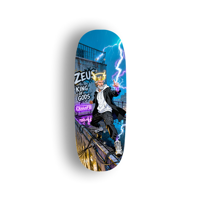 Premium Pro Fingerboard Deck The Twelve Olympians-ZEUS