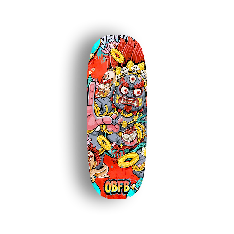 Premium Pro Fingerboard Deck - Monster Frenzy