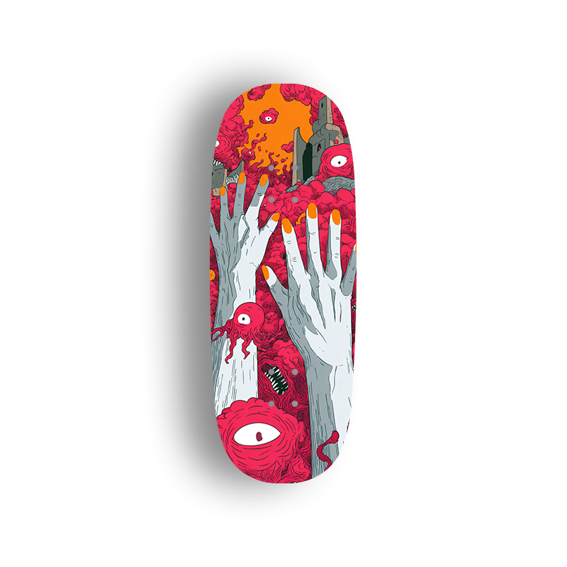 Premium Pro Fingerboard Deck - HELLHAND02