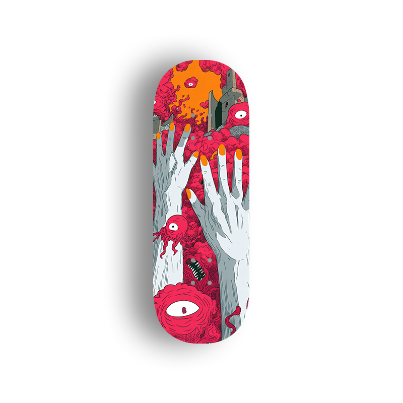 Premium Pro Fingerboard Deck - HELLHAND02