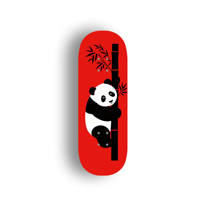 Premium Pro Fingerboard Deck - Zen Panda