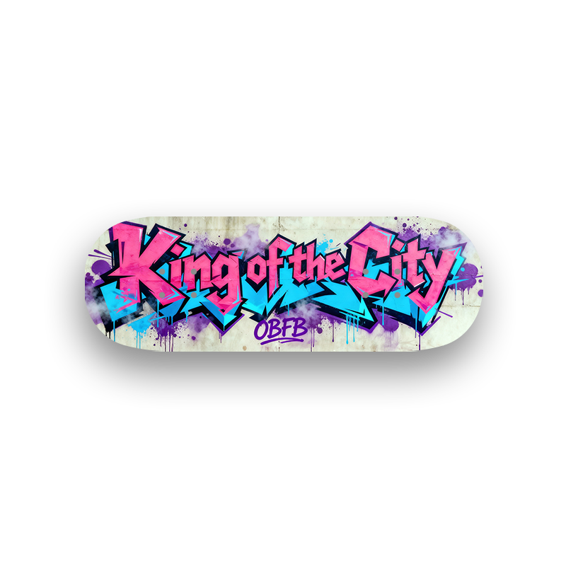 Premium Pro Fingerboard Deck - King of the city