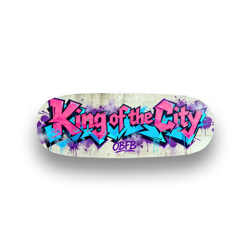Premium Pro Fingerboard Deck - King of the city