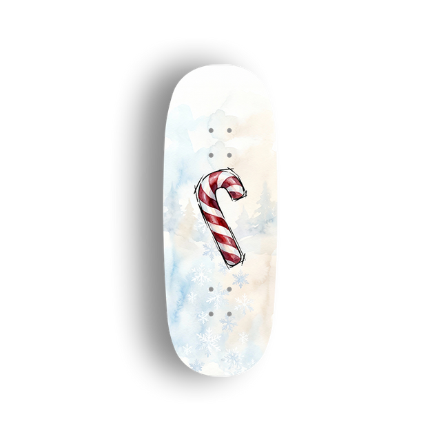 Premium Pro Fingerboard Deck - Candy Cane