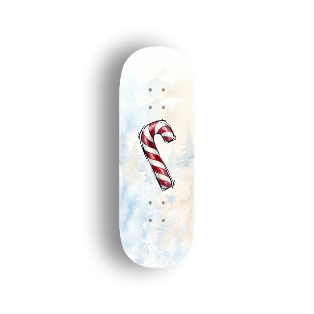 Premium Pro Fingerboard Deck - Candy Cane