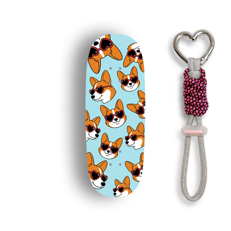 Premium Pro Fingerboard Deck - Corgi Party