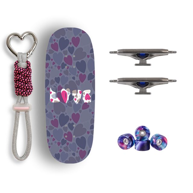 Premium Pro Fingerboard Complete - Soft Hearts
