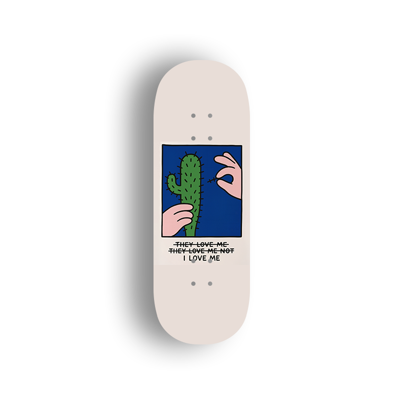 Premium Pro Fingerboard Deck - Prickly Love