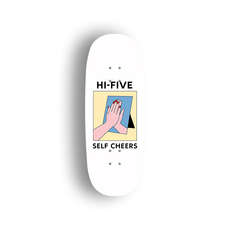 Premium Pro Fingerboard Deck - Solo High-Five