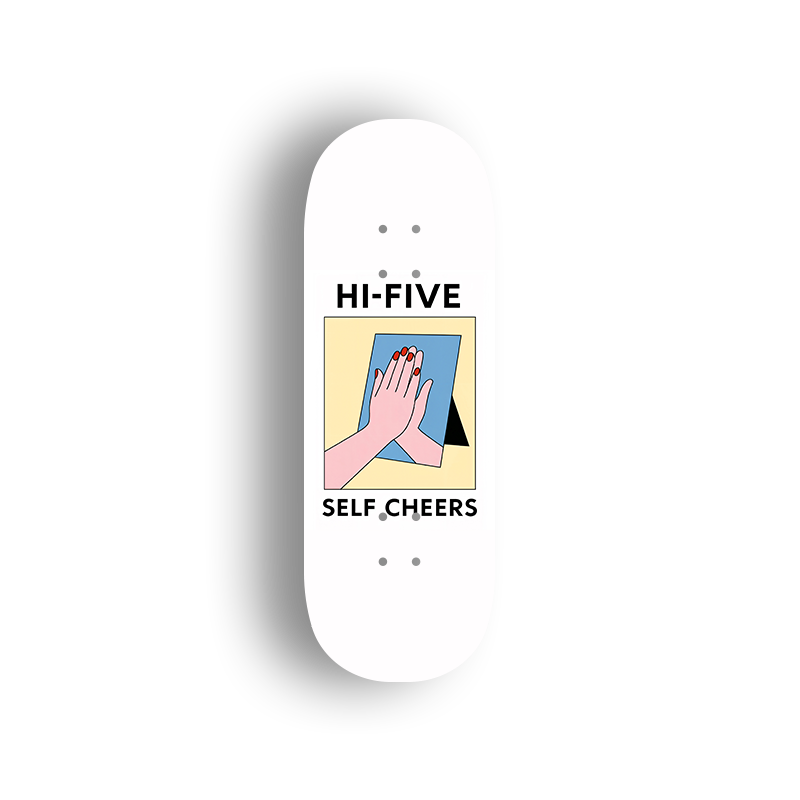 Premium Pro Fingerboard Deck - Solo High-Five