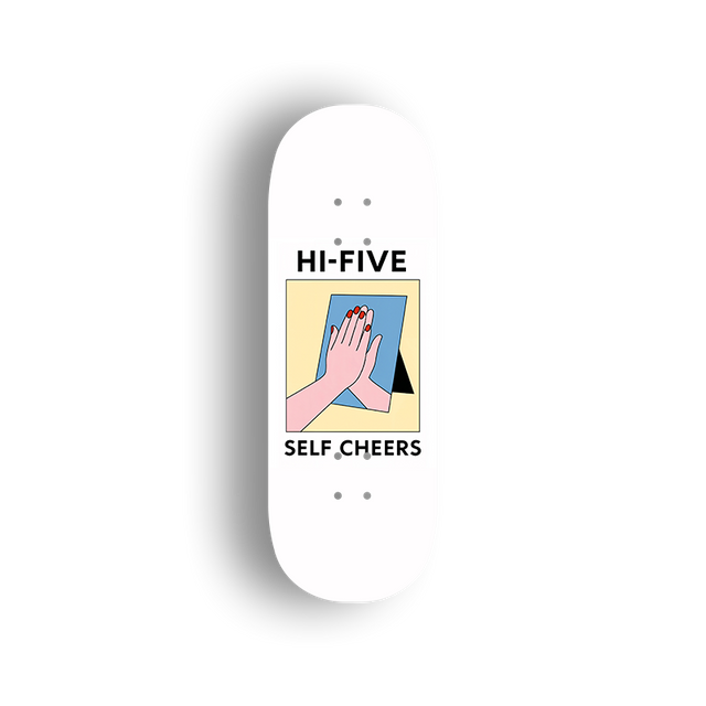 Premium Pro Fingerboard Deck - Solo High-Five