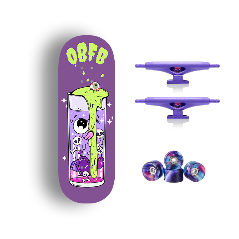 Premium Pro Fingerboard Deck - Toxic Sip