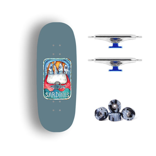 Premium Pro Fingerboard Deck - Sardine Club