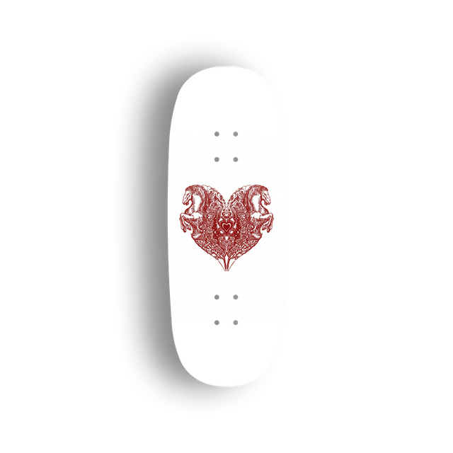 Premium Pro Fingerboard Deck - Crimson Heart