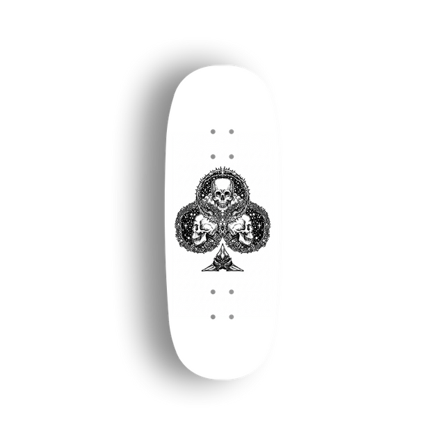 Premium Pro Fingerboard Deck - Skull Spade