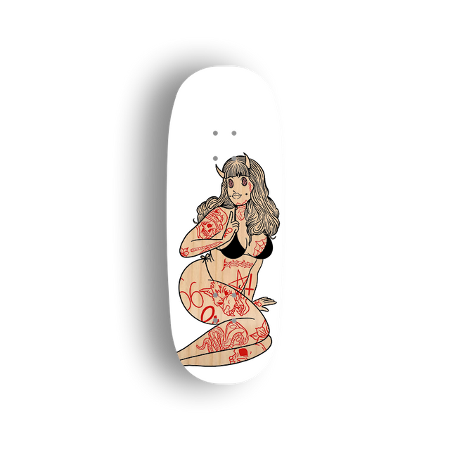 Premium Pro Fingerboard Deck - - Obsius x One Hand Skate - OHS Art 02