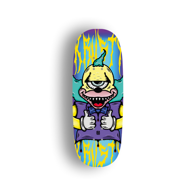 Premium Pro Fingerboard Deck - Obsius x Shaun Draws Eyes - Krusty