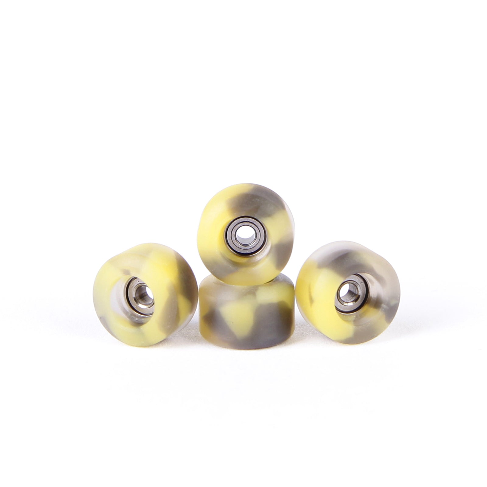 OFB PRO FINGERBOARD WHEELS-STREET SHAPE-YELLOW&GREY