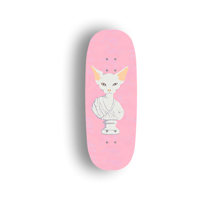 Premium Pro Fingerboard Deck - Stylish Cat 02