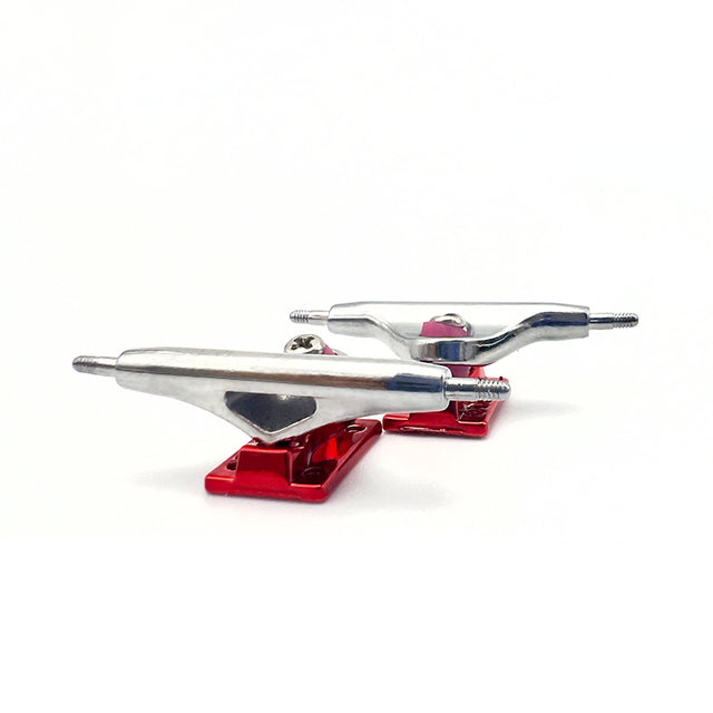 OFB TRUCKS - 34mm - SILVER / RED